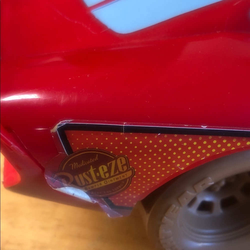 Rare Y2k Red plastic diecast 95Lightning McQueen Toy Car - Picture 13 of 16